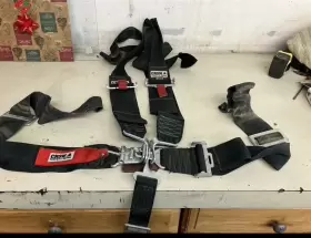 11064-db Crow 5-point Harness System Black Racing Expired Sfi