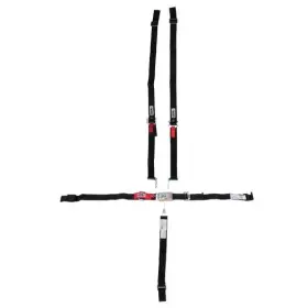 11184wa Crow Wrap 5 Point Racing Harness 1 3/4 Inch Black