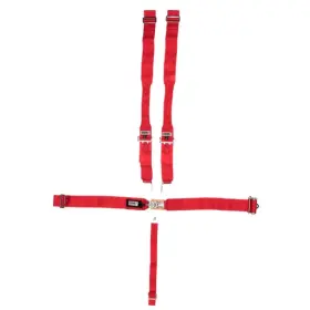 40064 Crow 20064 5-way Ratchet Racing Harness Black