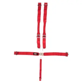 40066 Crow 20066 5-way Ratchet Racing Harness Gray