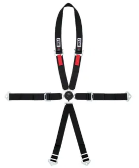 11114d-2 Crow Safety Gear 6-way 2in Restraint Kam Lock Lap Belt Drag One-p