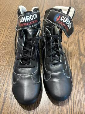 Cuircon Ci-ans5 Sfi-5 Auto Racing Shoes Nomex Lightweight Suede Rally Boots Size 9