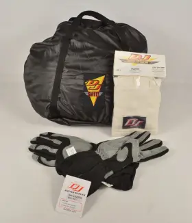 062001 Dj Safety Lot-dj Racing Gear-nos Nomex 3.3/5 Xl Gloves Belaclava And Lined Gear Bag