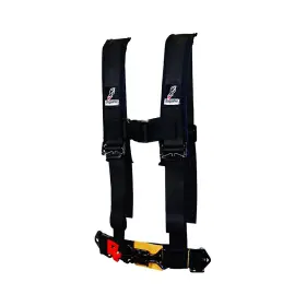 14-00224f6b-6aa669 Dragonfire Racing Youth 4-point H-style Safety Harness 2 Inch Black