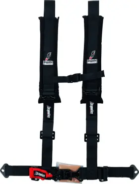 520872 Dragonfire Racing Harness- H-style- 4-point- 2in Youth- Black