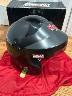 F-force 3121smlbk F-force Gf1 Open Face Auto Racing Helmet Size Sml Black