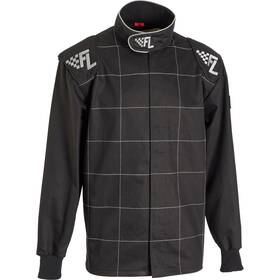 Finish Line 2111-blk-l Single-layer Sfi-1 Racing Suit Jacket Black Large