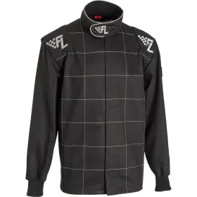 2111-gry-xl Finish Line Single-layer Sfi-1 Racing Suit Jacket Grey Xl