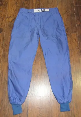 2121-blk-xxxl Finish Line One-layer Sfi-3-2a/1 Premium Racing Suit Pants Blue Large