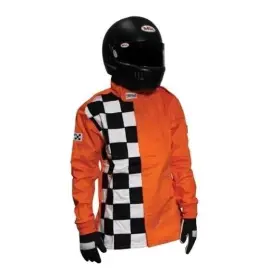 Finish Line 749355849970 Finishline Qualifier Race Two Layer Suit Jacket Only Orange