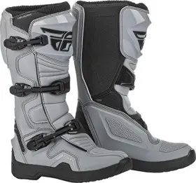 364-68012 Fly Racing Maverik Mx Off Road/ Dirt Bike Boots Size 12 Grey/black