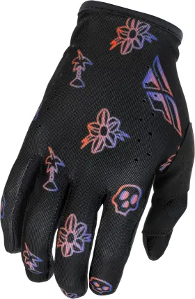 379-7162x Fly Racing Fits Lite Outline Gloves Black/red/purple - Part