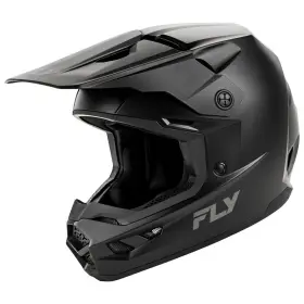 73-8673l Fly Racing Kinetic Solid Dirt Bike / Atv Helmet Large Matte Black