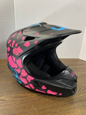 Fox Racing 051990/p V1 Helmet Pink Womens Full Face Dot Ece R22-05 Mx Mtb Bike Size Xs
