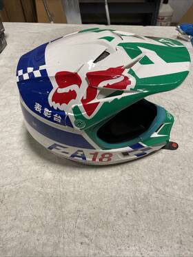 Fox Racing 20291-004-l F-a18 Full Face Helmet Dot Ece R22-05 Size Yl