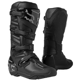 30078-001-10.5 Fox Racing Comp X Dirt Bike Boots Size 10.5 Black