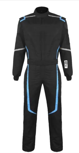 Fb-66-tf-t-l Fullbore Full Bore 1-piece/2-layer- Inch Twofour - Racing Suit- Sfi 3.2a/5 Sz Large- Bl/teal
