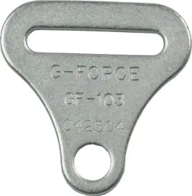 103h G-force Harness Hardware - Bolt-in 2 In Wide Steel Zinc Oxide Each