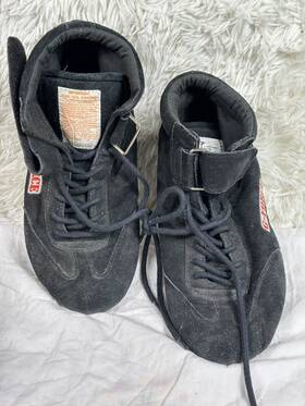 G-force 11037 G-force Racing Gear Mens Size 10.5 Driving Shoes Black Sfi Spec 3.3/5