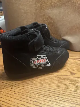 11747 G-force Racing Gear Size 5 Driving Shoes Black Sfi Spec 3.3/5