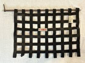 G Force 1234a1234 Race Car Window Net Ribbon Black Expired Collectible With Some Hardware