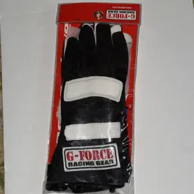 4100lrgbk G-force Racing Gear Gf G1 Gloves Sfi 3.3/1 Black Size Large New