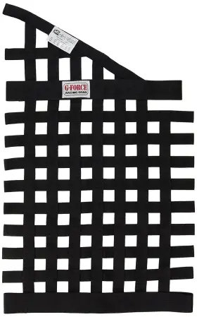 4133bk G-force Speedway Black Ribbon Window Net