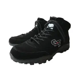 4254080bk G-force Gf Sfi Crew Shoes Mid-top Fire Retardant Size 8 Black