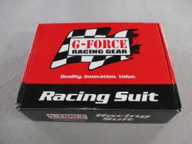 4545medrd G-force Racing Suit Gear Gf-545 Red Mens Medium Sfi-3.2a/5 Double Layer Open Box