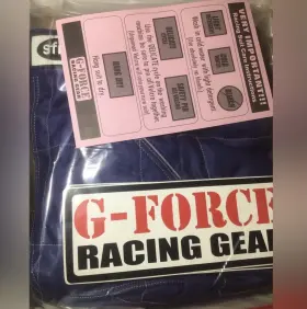 454smlbu G-force Racing Gear Gf545 Multi Layer Suit Pants Blue Adult Small New
