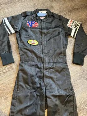 Mat4645clgblk G-force Youth Racing Suit Large Black