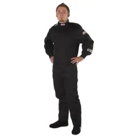 4126xxlbk G-force Racing Driving Jacket Single Layer Pyrovatex 2x-large Black Ea