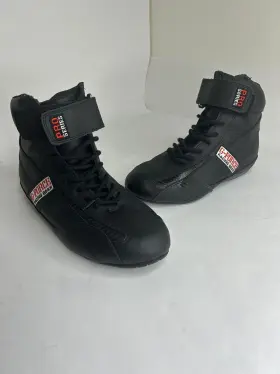0236060bk G-force Racing Gear Sfi Spec 3.3/5 Pro Series Mid-top Shoe Black Sz 7.5