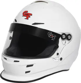 16004medwh G-force Racing Gear Nova Helmets