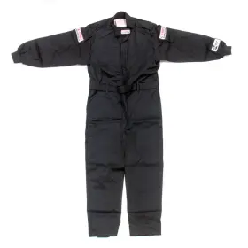 4125clgbk G-force Racing Gear Gf125 One Piece Suit Child Large Black