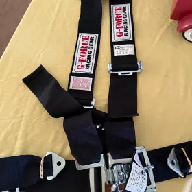Gf-5020bk G-force Racing Gear 4-point Harness Black New Expired Sfi 16.1