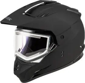A41100074 Gmax Gm-11s Electric Shield Snow Helmet Matte Black Small - Fmvss 218