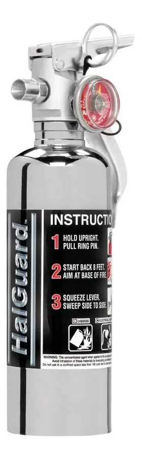 Hg100c H3r Performance - Fire Extinguisher 1.4lb Halguard Chrome