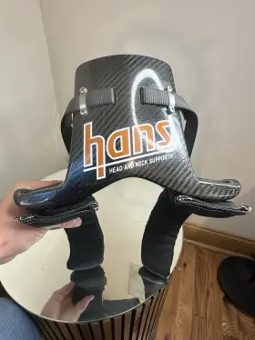 00792 Hans Carbon Fiber Series Head And Neck Support For Racing. Model 30m Economy