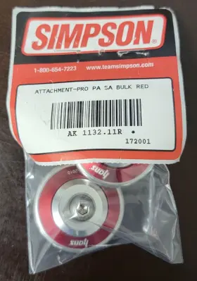 Ak113211r Hans Pro Post Anchor Set-red Sa Helmets