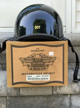 98060 Harley-davidson 00v/000m Ultra-light 1/2 Helmet Size M