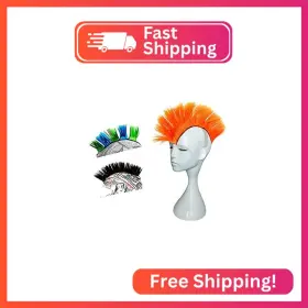 Hh-mok-ay05 Hhongjm Helmet Hawks Motorcycle Mohawk Synthetic Wigs For Bicycle/almost