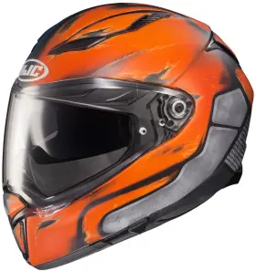 0880-1227-05 Hjc F70 Deathstroke Mc-27 Sf Matte Helmet Size Medium