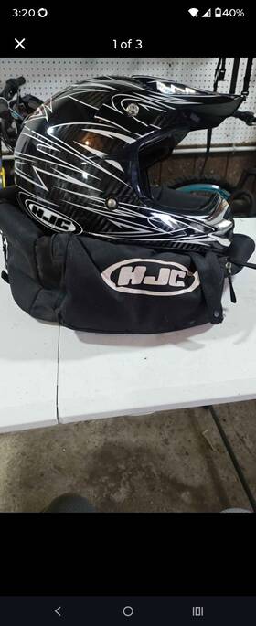 Hjc Ac-x3 Titan Xl Atv Dirtbike Off-road Helmet Carbon Fibre