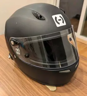 Ar-10 Hjc Motorsports Racing Helmet Ii Size M Satin Black