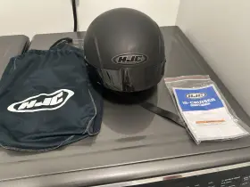Fmvssno.218 Hjc Is Cruiser M Helmet Nwt Full/3/4 &1/2 Faceguard Nylex Interior Polycarbonate