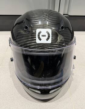 Hjc Motorsports Hx10-ii Helmet Carbon Fiber Size S Like New