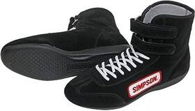 Holley - Simpson 28700bk Safety Size 7 Black High-top Driving Shoes P/n