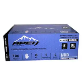 A500xl Hud Products Powder-free Latex Gloves Extra Large