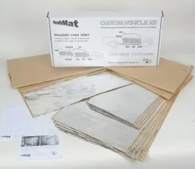 61264 Hushmat Complete Vehicle Insulation Kit 1965-1966 Ford Mustang Sold As A K